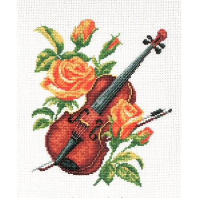 Рисунок на канве МП (24*30 см) 0807 «Скрипка» в интернет-магазине Швейпрофи.рф