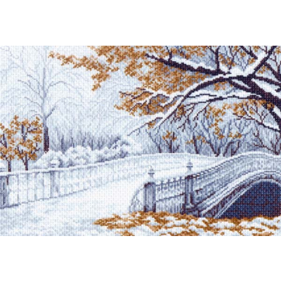 Рисунок на канве МП (37*49 см) 1200 «Первый снег» в интернет-магазине Швейпрофи.рф