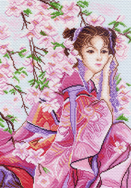 Рисунок на канве МП (37*49 см) 1153 «Розовые мечты»