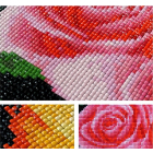 Алмазная мозаика Подсолнух UC203 «Лиловая роза» 20*20 см на подрамнике в интернет-магазине Швейпрофи.рф