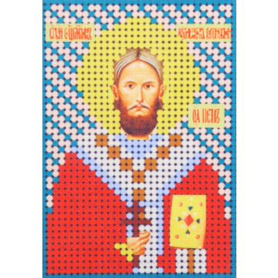 Ткань для вышивания бисером А6 КМИ-6404 «Св. Петр» 7*10 см в интернет-магазине Швейпрофи.рф