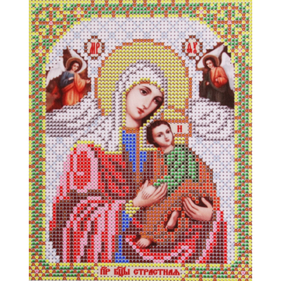 Ткань для вышивания бисером Благовест И-5078 Пр. Богородица Страстная 13,5*17см в интернет-магазине Швейпрофи.рф
