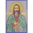 Ткань для вышивания бисером А5 КМИ-5345 «Св. Павел Таганрогский» 10*18 см