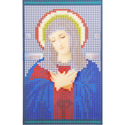 Ткань для вышивания бисером А5 КМИ-5366 «Богородица Умиление» 10*18 см в интернет-магазине Швейпрофи.рф