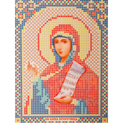 Ткань для вышивания бисером А5 иконы БИС МК-006 «Св. Анна» 12*16 см в интернет-магазине Швейпрофи.рф