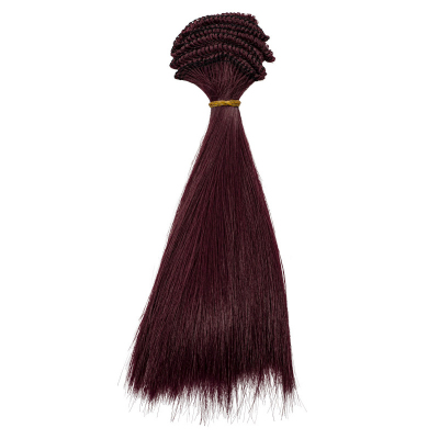Волосы для кукол (трессы) Элит В-100 см L-17 см 26296 баклажан 118L 613626 в интернет-магазине Швейпрофи.рф