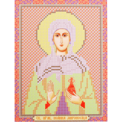Ткань для вышивания бисером А5 иконы БИС 5123 «Св. Иоанна» 13*17 см в интернет-магазине Швейпрофи.рф