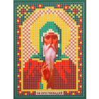 Ткань для вышивания бисером «Русская сказка ММ-038 Св. Пр. Геннадий» 8*11см