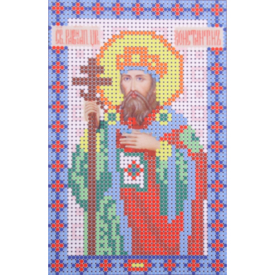 Ткань для вышивания бисером А5 КМИ-5437 «Св. Константин» 10*18 см в интернет-магазине Швейпрофи.рф