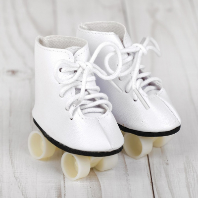Обувь для игрушек (Ролики) 7731755 8 см пара белый в интернет-магазине Швейпрофи.рф