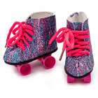 Обувь для игрушек (Ролики) 7731755 8 см пара фиолетовый в интернет-магазине Швейпрофи.рф