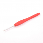 Крючок вязальный с прорезиненной ручкой 3,5 мм smd.crh