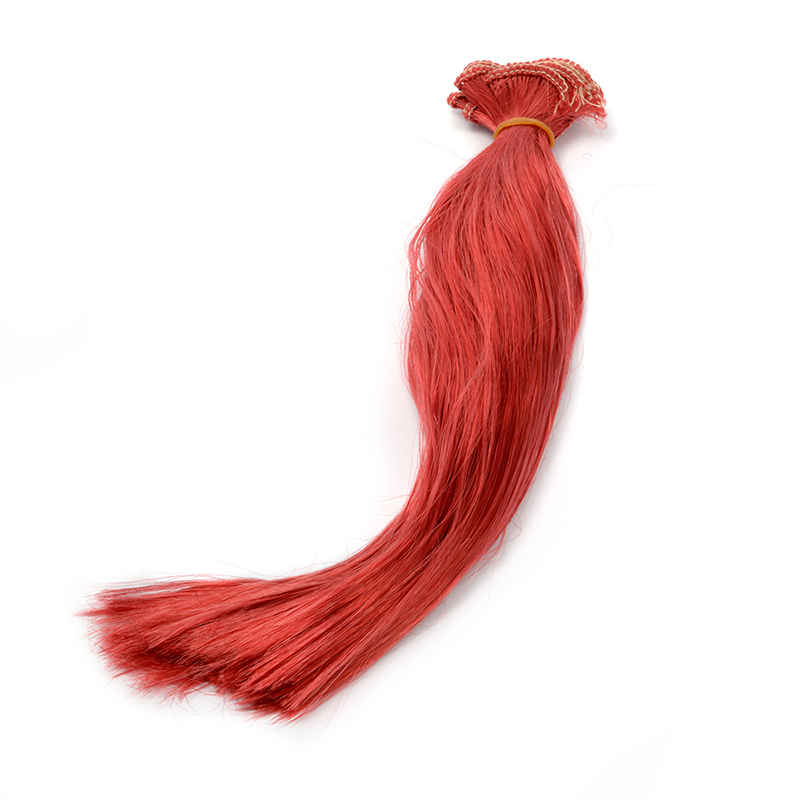 Волосы для кукол (трессы) В-50 см L-30 см TBY36813 каштан Р33  (уп 2 шт)