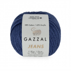 Пряжа Джинс-GZ (Gazzal, Jeans-GZ), 50 г / 170 м, 1134 синий