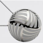 Клипса-магнит для штор 45 мм с тросом (30 см) металл №1з никель в интернет-магазине Швейпрофи.рф
