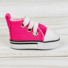 Обувь для игрушек (Кеды) 3785824  5,0 см  выс.2,8 см на липах розовый (1 пара) в интернет-магазине Швейпрофи.рф