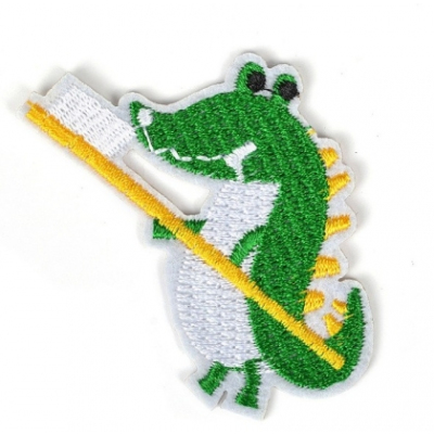 Термоаппликация TBY.2221 Крокодил 127227 5,3*5,8 см зеленый в интернет-магазине Швейпрофи.рф