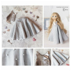 Набор для шитья 4171675 Одежда для куклы 30 см «Блеск» серый