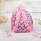 Рюкзак для куклы 4259010 «Орнамент» 8,5*11*4,5 см розовый в интернет-магазине Швейпрофи.рф
