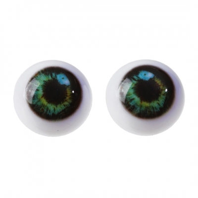 Глаза винтовые 4380024 2,6 см зеленый в интернет-магазине Швейпрофи.рф