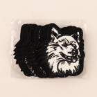 Термоаппликация 4699330 «Волк» черный/белый 6*7 см в интернет-магазине Швейпрофи.рф