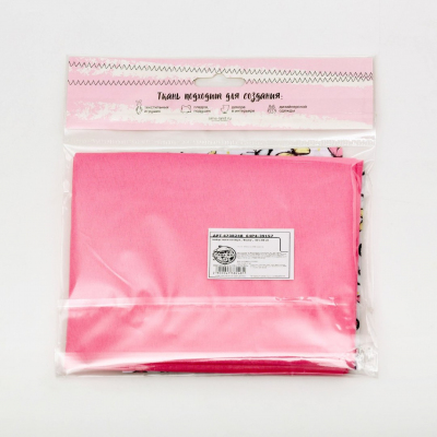 Ткань 50*50 см 4738248 «Весна» розовый/белый в интернет-магазине Швейпрофи.рф
