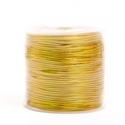 Шнур декор. 2 мм (уп. 100 м) золото С в интернет-магазине Швейпрофи.рф