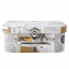 Коробка подарочная 2489244 чемодан «Газета» 30*21*9,5 см в интернет-магазине Швейпрофи.рф