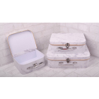 Коробка подарочная 3855994 чемодан «Мрамор» 30*21*9,5 см в интернет-магазине Швейпрофи.рф