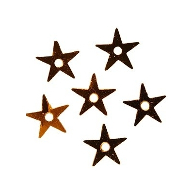 Пайетки «фигурки» Астра звездочки 7 мм (уп. 10 г) А1 золото в интернет-магазине Швейпрофи.рф