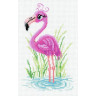 Рисунок на канве М.П. Студия СК-005 «Мечтательный фламинго» 21*30 см