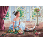 Алмазная мозаика Гранни AG2491 «Юная балерина» 50*70 см в интернет-магазине Швейпрофи.рф