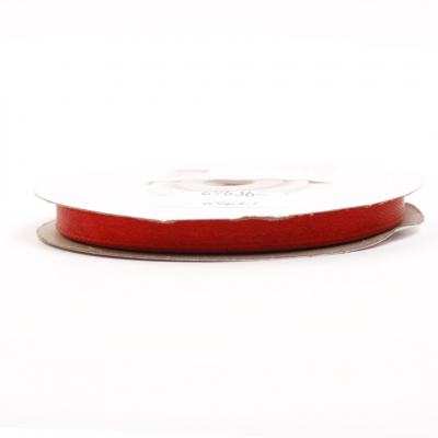 Лента атласная 6 мм (рул. 22,86 м) №028 т.красный в интернет-магазине Швейпрофи.рф