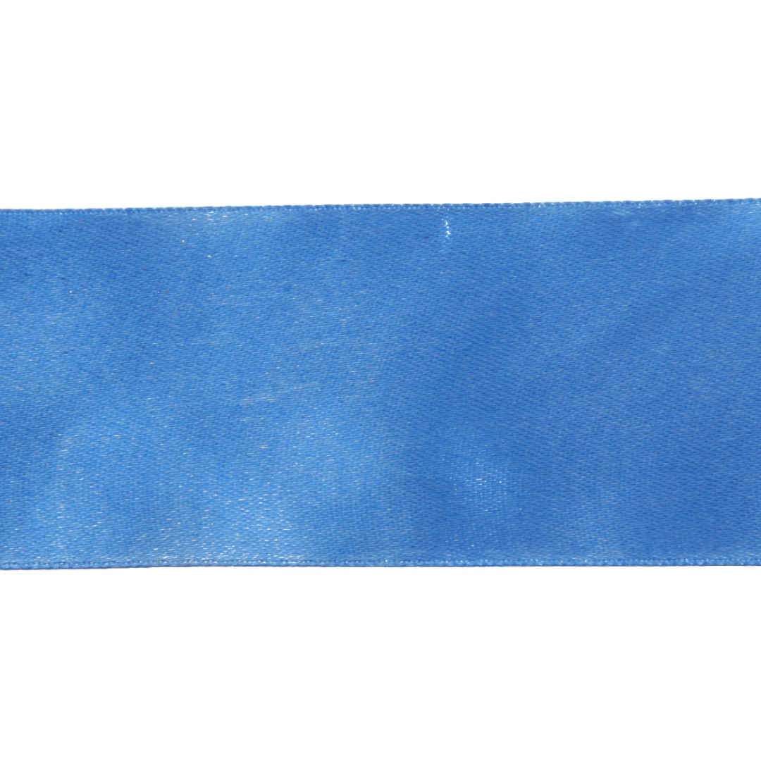Лента атласная 50 мм (рул. 22,86 м) №140 голубой