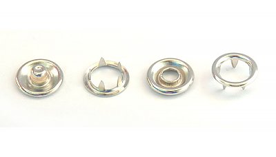 Кнопки «BABY» 10,5 мм (кольцо) (уп. 1440 шт.) нержавейка никель