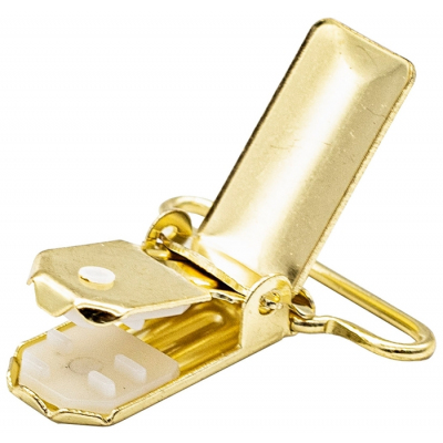 Зажим для подтяжек 30 мм 6648 613529 золото в интернет-магазине Швейпрофи.рф