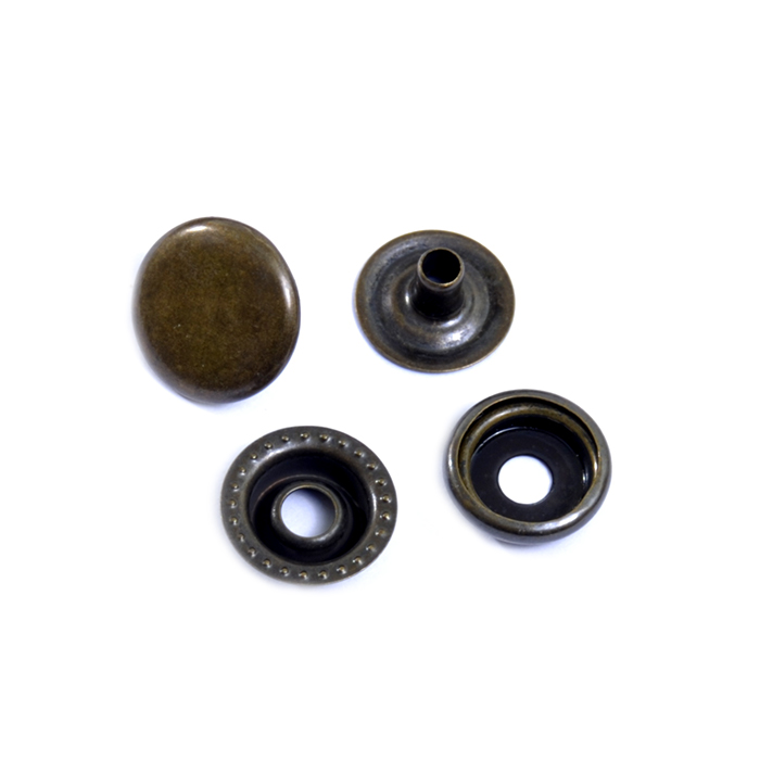 Кнопки №61 15 мм (с кольцом) (уп. 720 шт.) антик