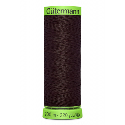 Нитки п/э Гутерман GUTERMAN Extra Fine №150  200 м для деликатных тканей 744581 №696 т.коричневый в интернет-магазине Швейпрофи.рф