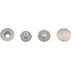 Кнопки №61 15 мм (с пруж.) «альфа» (уп. 720 шт.) никель