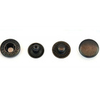 Кнопки №61 15 мм (с пруж.) «альфа» (уп. 720 шт.) оксид