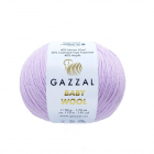 Пряжа Бэби Вул  (Baby Wool Gazzal ), 50 г / 175 м  823 розово-сиреневый
