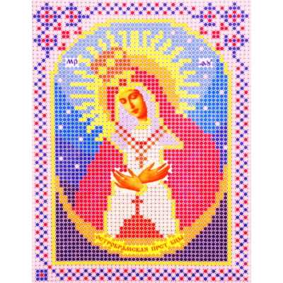 Ткань для вышивания бисером А5 иконы БИС МК-180 «Остробрамская» 12*16 см в интернет-магазине Швейпрофи.рф