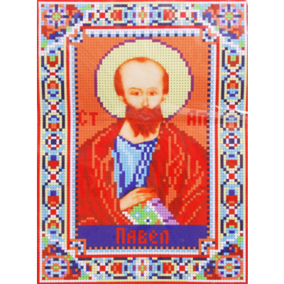 Ткань для вышивания бисером А4 БИС Арт-029 «Св. Павел» 18*24 см в интернет-магазине Швейпрофи.рф
