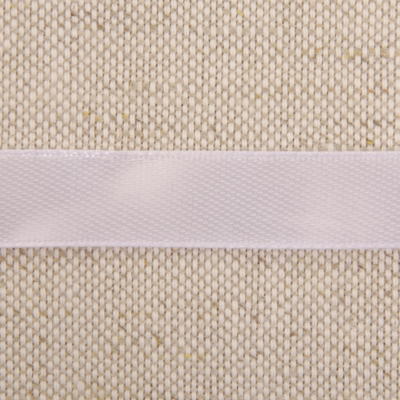 Лента атласная 12 мм (рул. 22,86 м)  №001 белый в интернет-магазине Швейпрофи.рф