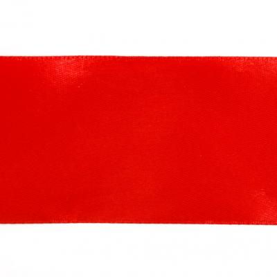 Лента атласная 50 мм (рул. 22,86 м) №026 красный в интернет-магазине Швейпрофи.рф