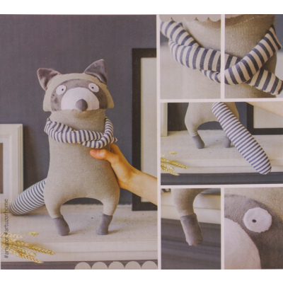 Набор текстильная игрушка АртУзор «Мягкая игрушка енотик Дадли» 3640001 40 см в интернет-магазине Швейпрофи.рф