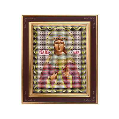 Ткань для вышивания бисером А5 иконы БИС Арт. 3-51 «Св. Раиса» 10,5*17 см в интернет-магазине Швейпрофи.рф