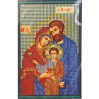 Ткань для вышивания бисером А5 КМИ-5373 «Святое семейство» 10*18 см