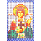 Ткань для вышивания бисером А5 КМИ-5380 «Св. Александра» 10*18 см