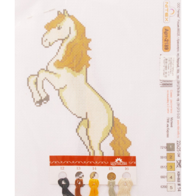 Набор для вышивания Нитекс 2189 «Лошадь»  22*22 см в интернет-магазине Швейпрофи.рф